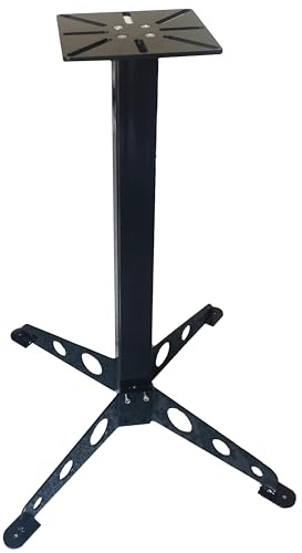 Quaintfab Mount Vise and Grinder Floor Pedestal/Bench Top Grinder Stand, 500-pound Weight Capacity