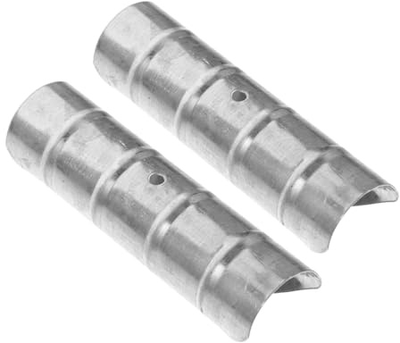 Toyvian Conector de Varilla Romana de Acero Inoxidable, 2 Piezas Flexibles para Barra de Cortinas de 28mm, Accesorio Práctico para Juntas en Ventanas