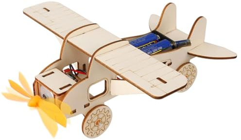 Esperimenti Scientifici Da Bambini - Aerei In Legno Elettrici Giocattoli Educativi | Kit Esperimento Scientifico Modello Aereo | Per Bambini Ragazzi Insegnanti Viaggio Scuola Aula Biblioteca