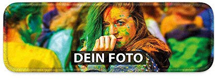 Treppenstufen-Matte Bedrucken mit eigenem Foto oder Logo - Treppenteppich selbst gestalten - rutschfest, Rand gekettelt, 60 x 20 cm