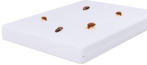 IMFAA Fully Zipper Encasement Anti Bug Bed & Anti allergy 100% waterproof Mattress Protector/full Cover (Single(90x190+40) Cm)