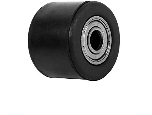 Cadena de 8 mm, polea tensora de cadena, tensor de cadena negra, guía de rueda de rodillo para bicicleta, motocicleta, pieza de repuesto para accesorios