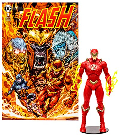 McFarlane DC Direct Figura & cómic Page punchers The Flash Barry Allen (The Flash Comic) 18 cm