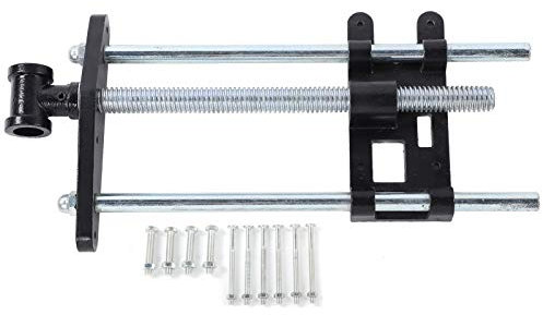 Holzbearbeitung Metallklammer, 10,5 Zoll Holzarbeitsschraubstock, für Schreiner Technik und Schweißen Fixierung von Werkstücken, Solide Rutschfeste Holz Arbeitstisch Schraubzwinge