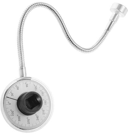 FUNOMOCYA Indexeur De Couple Degré Clé Dynamométrique Réglage Du Couple Jauge Angulaire Clip Bras Jauge D'Angle De Couple Jauge D'Angle De Couple 1/2 Couple Outil Angulaire Clé