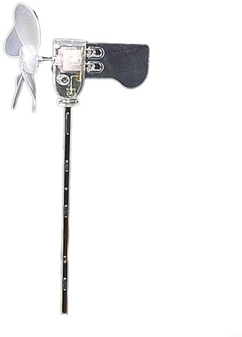 Bulevisiter Mini éolienne interactive, pour améliorer l'expérience d'apprentissage scientifique, décoration de bureau éducative en plastique blanc