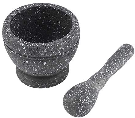 Uadme manuell vitlökskvarn av plast kryddor örter mortel mortel malningsskål köksverktyg