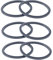 6PCS Gasket Replacement Rubber Ring Seal Rings Gaskets Part for Nutribullet Replacement Parts Accessories Blender 900 Series 600W and 900W