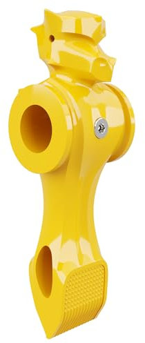 Sportime Kickerfigur Dragon | Mit Gewichtsausgleich im Kopf | Ball-Kontroll-Fuß mit Riffelungen und Schrägen | Recyceltes Acryl | Für 16 mm Stangen | Länge 111 mm | 52 g