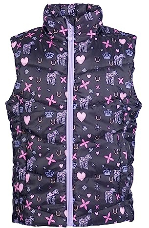 HKM Lola Chaleco De Montar, Lila, 98-104 para Niñas