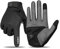 INBIKE Fahrradhandschuhe MTB Moutainbike Handschuhe Langfinger Herren Touchscreen rutschfest Stoßfest Elastisch Reflektierend Atmungsaktiv Radsport Multifunkton IHC406 Schwarz L