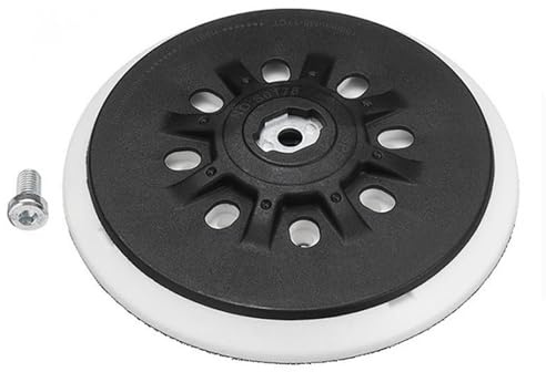 Slipskiva 150 mm kardborreband för excenterslipmaskin 150, slipskiva 150 mm, kompatibel med RO1 RO2E RO150E ES150 ET2 ETS150 LEX150LET/WTS 150/Rotex 150 EQ slipskiva (vit)