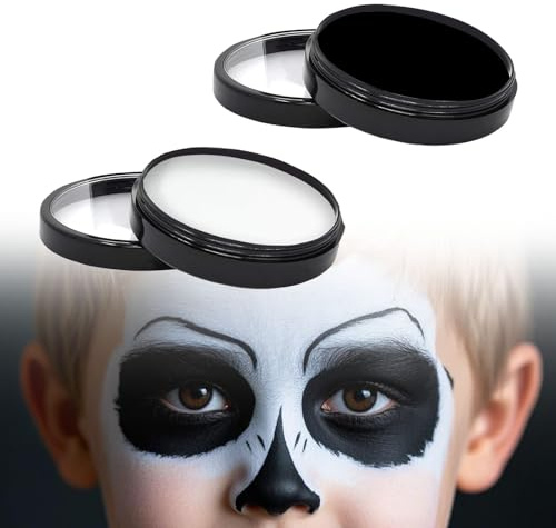 Faschingsschminke Gesichtsfarbe Make-up fasching Profi Schminke Theaterschminke Set Facepainting Body Paint Faschingsschminke Erwachsene Kinder Karneval Fasching Cosplay Party