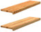 vidaXL Fensterbänke 2 Stk. Hellbraun 90x25x2 cm Massivholz Eiche, Fensterbrett, Holz Treppenstufe, Holz Fensterbrett, Fensterbank Eichenholz