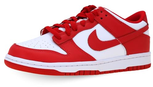 Nike Chaussures Dunk Low (GS) Code FB9109-119 Rouge, Blanc et rouge., 36 EU