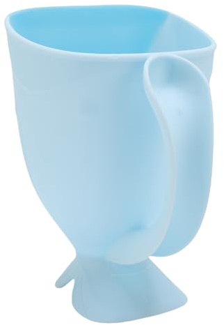 Marhynchus Vaso de Enjuague para Baño de bebé, Enjuague de champú de Plástico para bebé con de Fácil Agarre, Vaso para Lavado de Cabello y Cuerpo, Divertido Juguete para Jugar en el Agua, Portátil