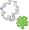 Keksausstecher Vierblättriges Kleeblatt, Glücksklee für Silvester, St. Patrick's Day - 9,5 cm - Ausstechformen von Ann Clark USA