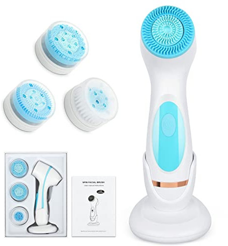 Facial Cleansing Brush Electric USB Charging Multi-Function Face Washing Instrument Silicone Face Brush Cleansing Sonic Cleansing Brush