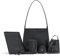 Osann Wickeltasche Ella Black Oxford - inkl. Wickelunterlage und Schnullertasche