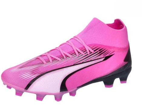 PUMA Ultra Pro Fg/Ag fotbollssko för män, Gift rosa Puma vit Puma svart, 44 EU