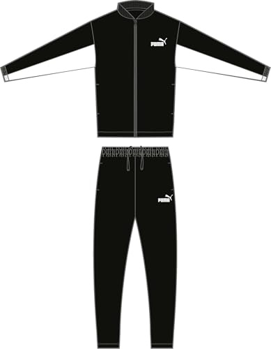 PUMA Jungen Poly Baseball Suit B Gestrickte Anzüge, PUMA Black, 164