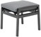 Gardissimo Aluminium Textilen Gartenhocker oder Beistelltisch Vigo anthrazit