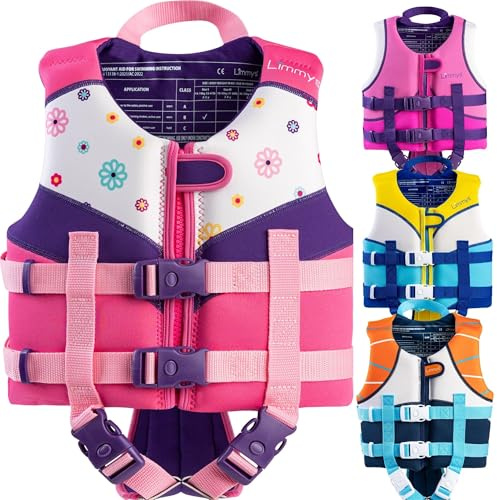 Limmys Swim Vest for Toddlers & Kids – Integrated Foam Panel Swimming Aid, CE Certified, Award-Winning Parent-Approved Design, Secure Double Fastening with YKK Zip, Soft Premium Neoprene Comfort