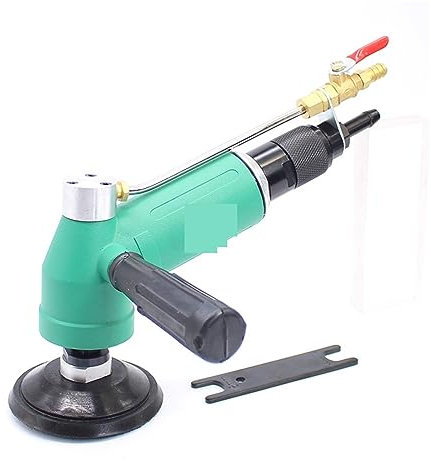 Pulidoras de piedras con aire húmedo Lijadora de agua neumática de 4 pulgadas, tipo de alimentación de agua, lijadora de aire húmedo, pulidora, lijadora de agua húmeda de 100mm, 110 grados para pulido