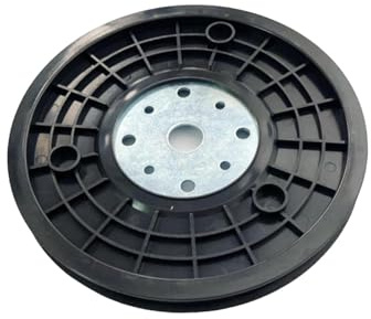 Aymzbd Disco de transmisión para Correa de transmisión de Bicicletas estáticas, Accesorio de 20 cm, Herramientas de reparación, Pieza de Bicicleta de, Negro