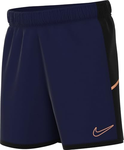 Nike DF Acd25 7In -PD Pantaloncini da Bambini Blue Void/Black/Orange Pulse 134