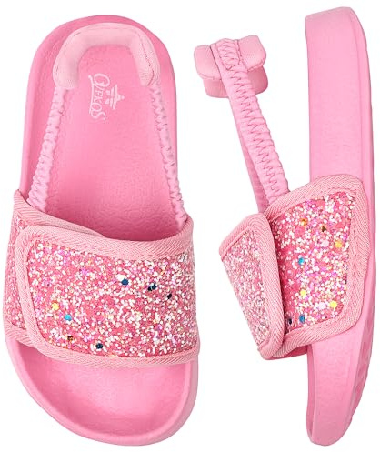 Youecci Sandalias Niño Chanclas Verano Playa Piscina Zapatillas para niños Hogar Ligero Antideslizante Baño Sandalias Lentejuelas Rosa 29 EU