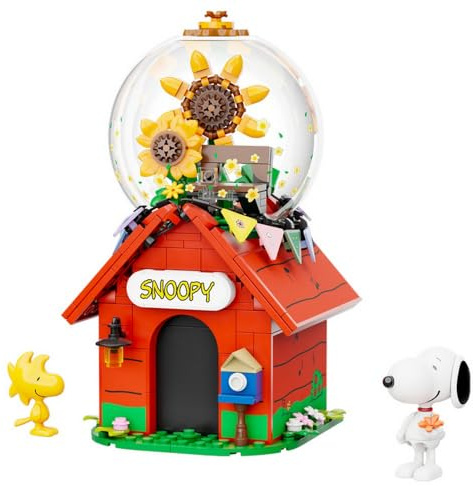 PAN TASY Set Construction Figurine Peanuts, la Niche et Woodstock (86918)
