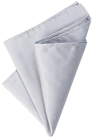 DonDon herr ficknäsduk 25 x 25 cm stilren näsduk för festliga och särskilda tillfällen med silverprickar