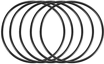 sourcing map 5 Stück O Ring Dichtungsringe Gummidichtung 32 mm AD 30 mm ID 1 mm Dicke Nitrilgummi NBR Unterlegscheibe Dichtungssatz für Dichtungselemente Hahnanschluss Reparatur Auto