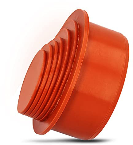 HT KG Rohr Reduzierverbinder Ø 110 mm DN 100 Orange Mehrstufig Ø 63-100 mm Reduzierstück Adapter Fallrohrfilter | Reduktion Rohrreduzierung Übergang Rinnenfallrohr Minderer | Abwasser Installation