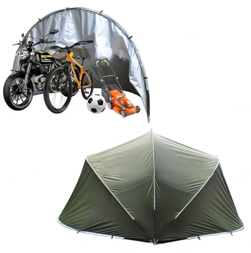 YSMSMZJK Bike Storage Hemispherical Motorcycle Shed for Patio Furniture, Bicycle, Motorcycle Motorcycle Shelter Storage Sheds