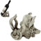 The Bridge Collection Octopus Weinflaschenhalter – Ozean-Themen-Weinflaschen-Display – Küstenoktopus-Figur, perfekt für Bartheke oder Küchen-Display
