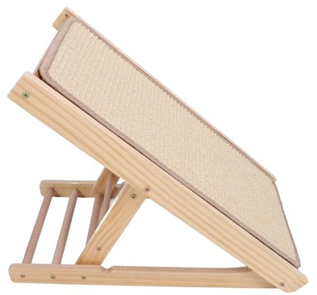 Haofy Scheda Graffiante Gatto Multi Funzionale Struttura Stabile Mobile Regolabile Protettore Vertica
