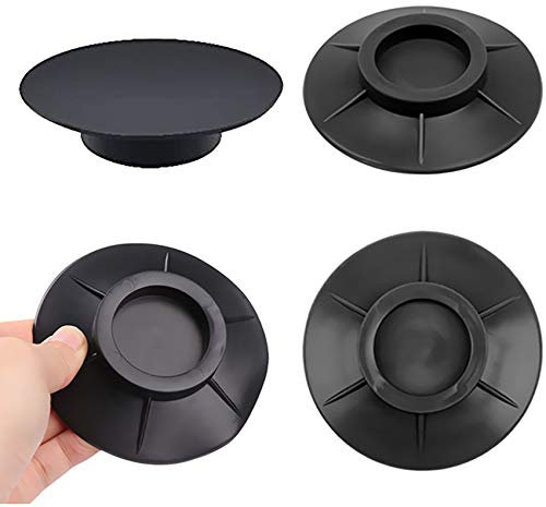 4 Stück Gummi Füße,Schwingungsdämpfer Antirutsche Vibrationsdämpfer, Silikon Pad Tragbare Anti Vibration,Stoßdämpfer Antiruschmatte Fußpolster Fußpads Antivibrationsmatte für Waschmaschine Trockner.