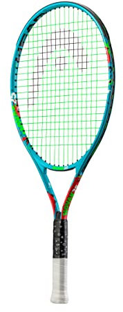 HEAD Novak 25 Tennisschläger, Blau, Griffstärke 05, 8-10 Jahre