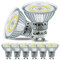 DEIFUA GU10 LED Lampe Tageslichtweiß 5000K 6W 850 Lumen Ersetzt 90W PAR16 Halogen Leuchtmittel, 6er-Pack, Nicht Dimmbar Reflektorlampen, Flimmerfrei Strahler, Abstrahlwinkel 120° Spot Birnen