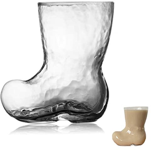 VINTORKY Vaso De Bota Forma De Bota De Vidrio Vaso De Cerveza Para Bebidas Para Fiestas