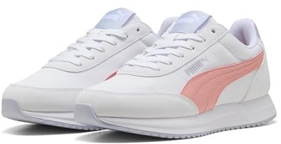 PUMA Unisex R78 LIGHTWIND Sneaker, WARM White-PINK Fruit-COOL Weather, 41 EU