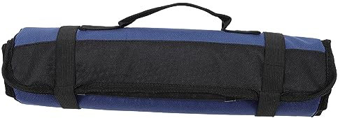 KICHOUSE 1 Rouleau 22 à couteaux outil couvert pour l'emballage de voyage mallette de chef Titulaires couvercle étui à ustensiles de chef Tissu Oxford Green