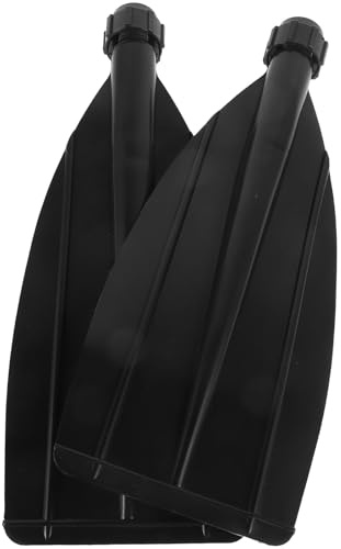 Zerodeko Lot de 2 Pales de Rame pour Kayak Gonflable Accessoires de Bateau Noir Pales Renforcées Épaisses et Larges Pièces Détachées Légères et Solide Remplacement pour Sports