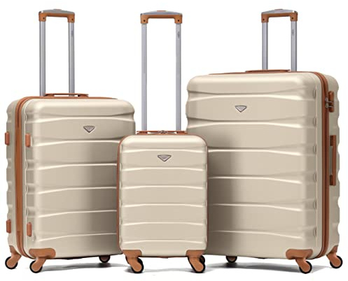 Flight Knight ABS-Hartschalenkoffer Kabinen- und Aufgabegepackoptionen zugelassen fur uber 100 Fluggesellschaften, darunter easyJet, British Airways, RyanAir, Virgin Atlantic, Emirates