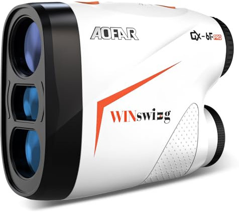 AOFAR GX-6F PRO Golf-Entfernungsmesser mit Neigung Geräten, Entfernungsmesser mit kontinuierlichem Scan, Flaggensperre mit Pulsvibration, zugelassen für den Wettbewerb, 600 Yards hochpräzise genau