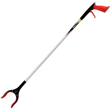 The Helping Hand Streetmaster Pro Gel LP2637IB - Recogedor de Arena de Longitud extendida de 93 cm para Adultos, recogedor de Basura Resistente con Mango de Gel de Agarre cómodo, agarrador de Hojas