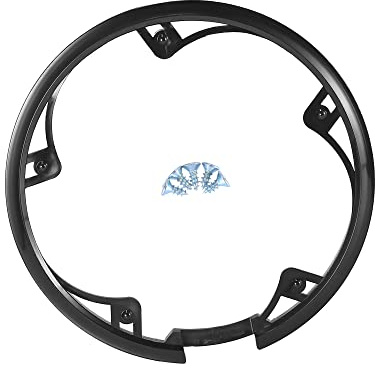A ABSOPRO Bike Crankset Chain Wheel Cover 48 Teeth 10cm 5 Holes Chain Cover