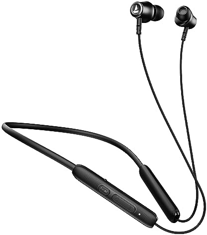 boAt Rockerz 245 v2 Pro, 30HRs Battery, ENx Tech, Fast Charge, Low Latency, Dual Pairing, Magnetic Earbuds, IPX5, Type-C, Bluetooth Neckband with Mic in Ear (Active Black)